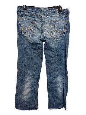 Big Star Rikki jeans Low Rise Distressed Blue Size 29